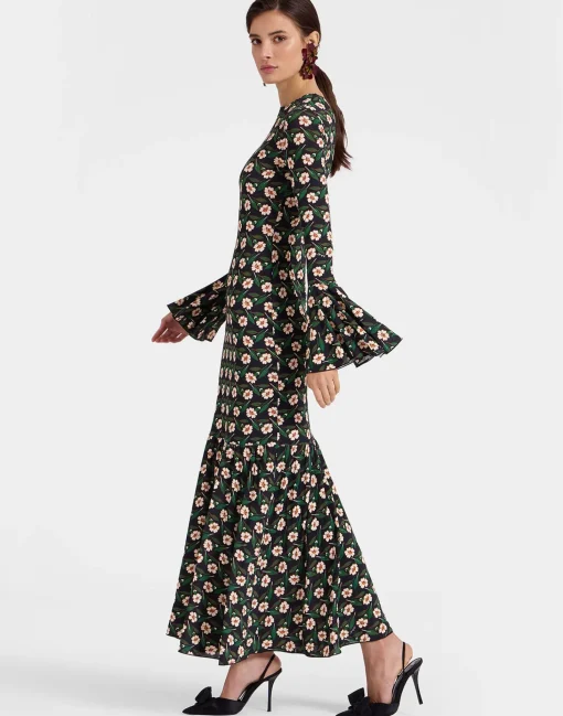Alba DressMayfair Black in Flowy Jersey