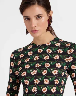 Alba DressMayfair Black in Flowy Jersey