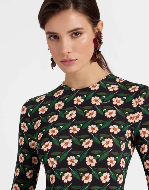 Alba DressMayfair Black in Flowy Jersey