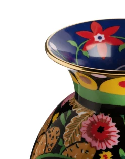 Amphora VaseColombo Nero in Porcelain
