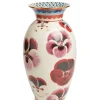 Amphora VasePansy in Porcelain