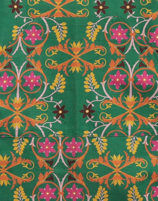 ApronStella Alpina Verde in Cotton