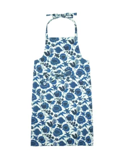 ApronWildbird Blu in Cotton