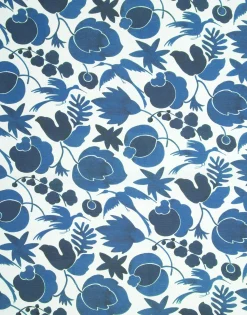 ApronWildbird Blu in Cotton
