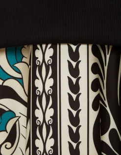 Arcade DressMix Tiles Placée Black in Heavy Jersey