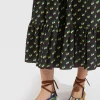 Ballerina FlatsMulticolor Blu in Raffia
