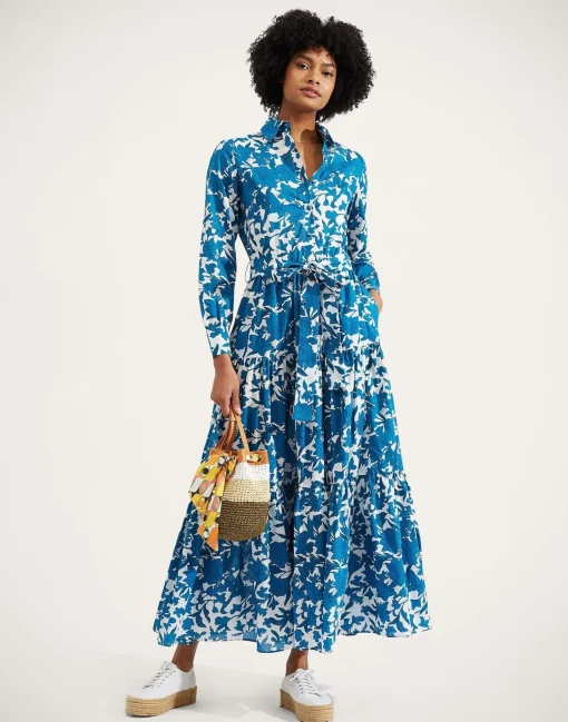 Bellini DressLilium Blu in Cotton Voile