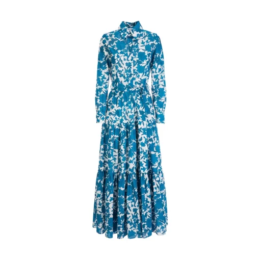 Bellini DressLilium Blu in Cotton Voile