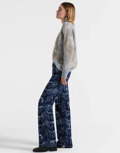 Better Than Your Boyfriend's JeansPapyrus Navy in Jacquard Denim