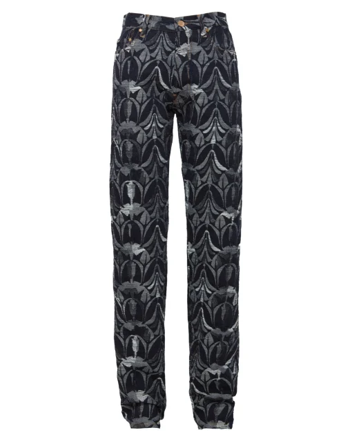 Better Than Your Boyfriend's JeansPapyrus Navy in Jacquard Denim