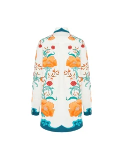 Better Than Your Boyfriend's ShirtMorpheus Placée Orange in Summer Poplin