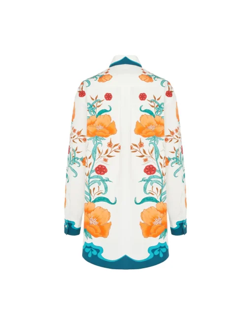 Better Than Your Boyfriend's ShirtMorpheus Placée Orange in Summer Poplin