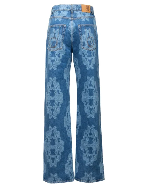 Better Than Your Boyfriend's JeansBast Blue in Laser-Printed Denim