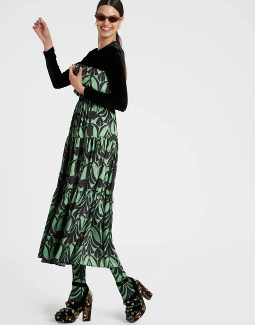 Big DressPapyrus Green in Twill