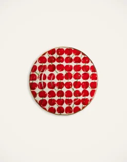 Big Mama Cup And SaucerCherries Avorio in Porcelain