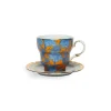 Big Mama Cup And SaucerLilium Zafferano in Porcelain
