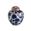 Big Tea JarWildbird Blu in Porcelain