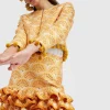Bijoux JacketFans Gold in Jacquard  With Tassels