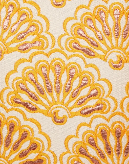 Bijoux JacketFans Gold in Jacquard  With Tassels