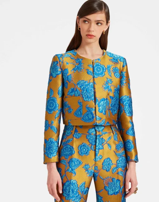 Bijoux JacketHottie Turquoise in Jacquard