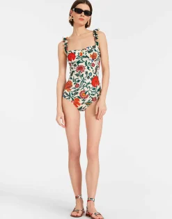 Boop SwimsuitDragonflower Mini Multicolor in Lycra