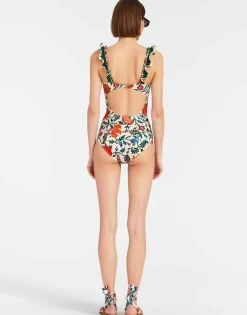 Boop SwimsuitDragonflower Mini Multicolor in Lycra