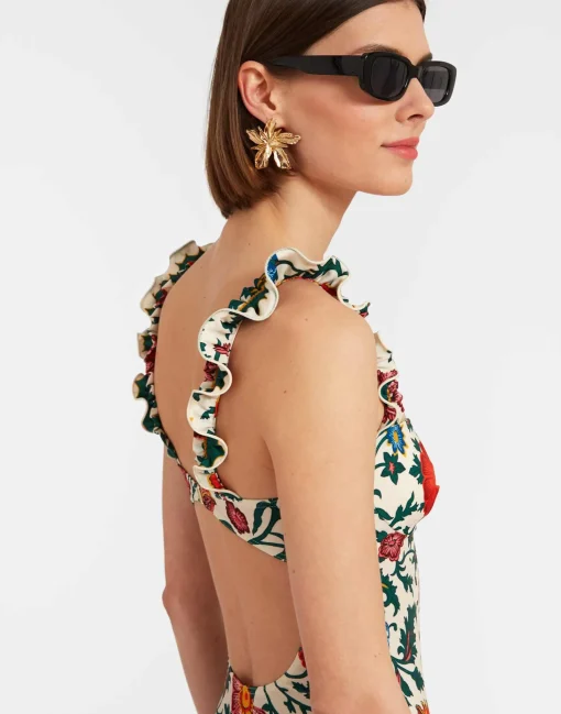 Boop SwimsuitDragonflower Mini Multicolor in Lycra