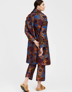 Boxy CoatJacquard Selva in Jacquard
