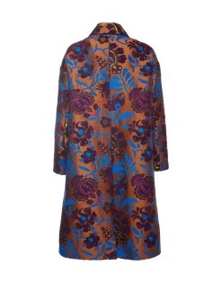 Boxy CoatJacquard Selva in Jacquard