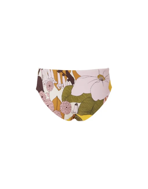 Boy BriefBig Flower Rose in Piquet Lycra