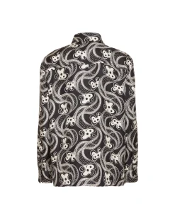 Boy ShirtAperol Black & White in Silk Twill