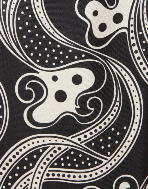 Boy ShirtAperol Black & White in Silk Twill