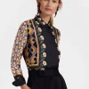 Boy ShirtDazed Placée Black in Silk Twill