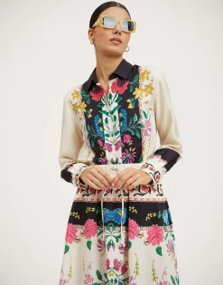 Boy ShirtPlaza Placée Ivory in Silk Twill