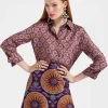 Boy ShirtSovereign Mini Purple in Silk Twill