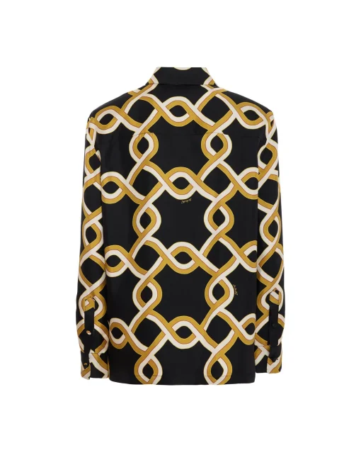 Boy ShirtTackle Black in Silk Twill
