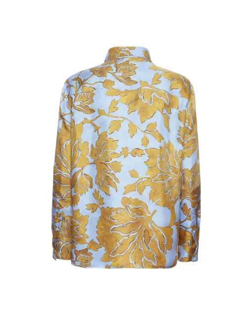 Boy ShirtTangle Light Blue in Silk Twill