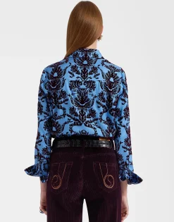 Boy ShirtVaudeville Light Blue in Jacquard