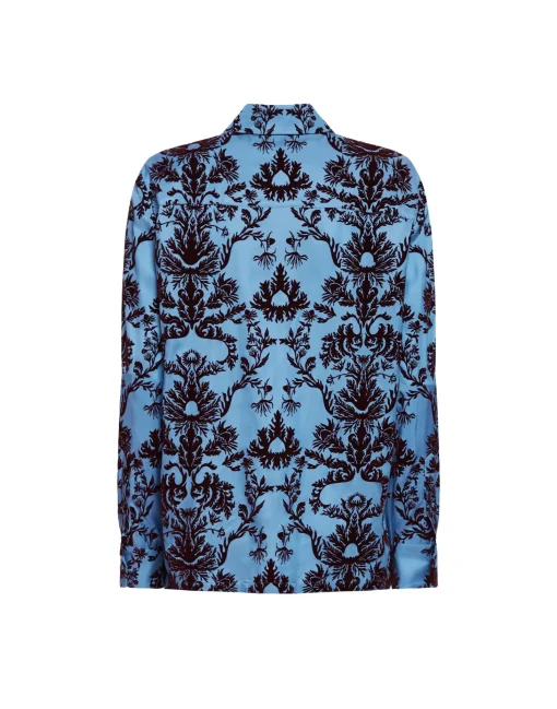 Boy ShirtVaudeville Light Blue in Jacquard