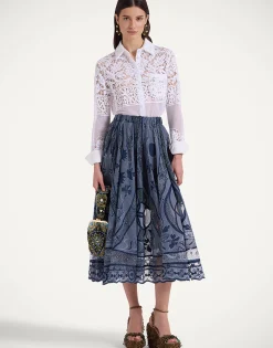 Boy ShirtWhite in Cotton Lace