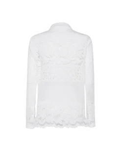 Boy ShirtWhite in Cotton Lace