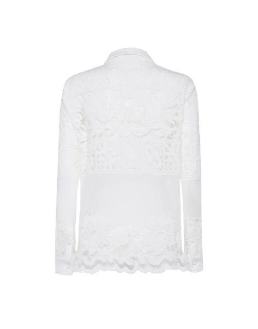 Boy ShirtWhite in Cotton Lace