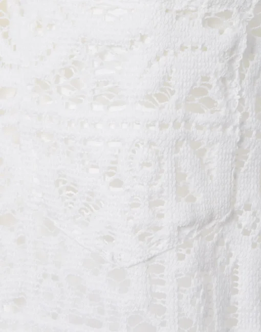 Boy ShirtWhite in Cotton Lace