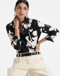 Boy ShirtWinter Jasmine in Twill Silk