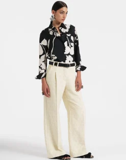 Boy ShirtWinter Jasmine in Twill Silk