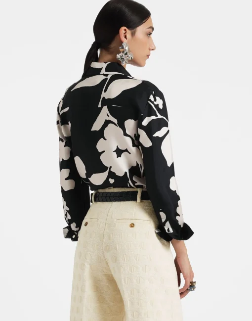 Boy ShirtWinter Jasmine in Twill Silk