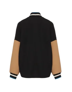 Brooklyn BomberSolid Black in Wool