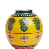 Bubble VasePineapple Giallo in Porcelain