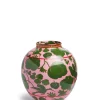 Bubble VaseWildbird Rosa/Verde in Porcelain