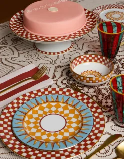 Cake StandApollo Brick in Porcelain